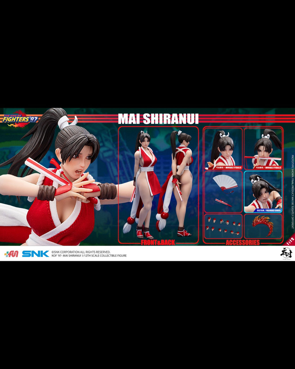 Tunshi Studio TS-022 1/12 The King of Fighters '97 Mai Shiranui
