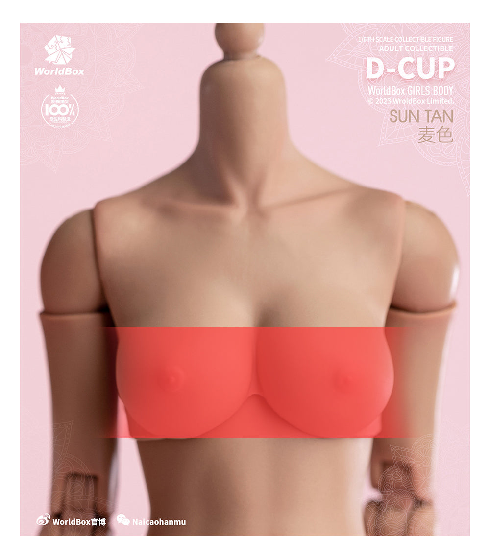 Worldbox 1/6 Girl Body D Cup (Breast Attachment) - Light Tan