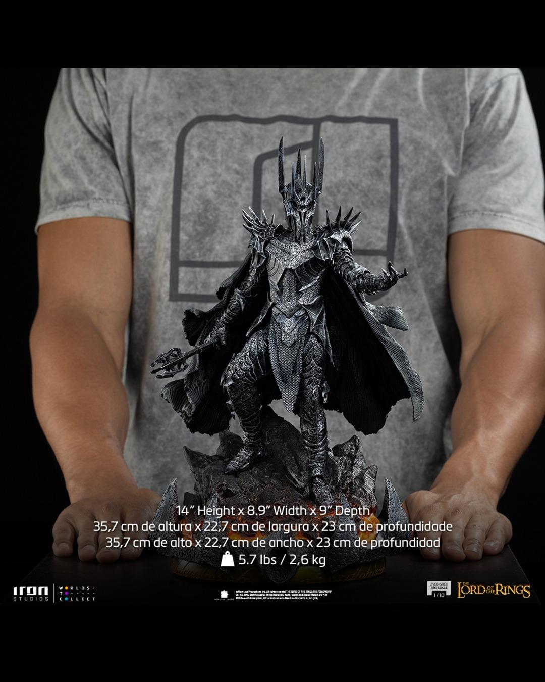 Iron Studios Unleashed Art Scale 1/10 The Lord of the Rings Sauron Statue