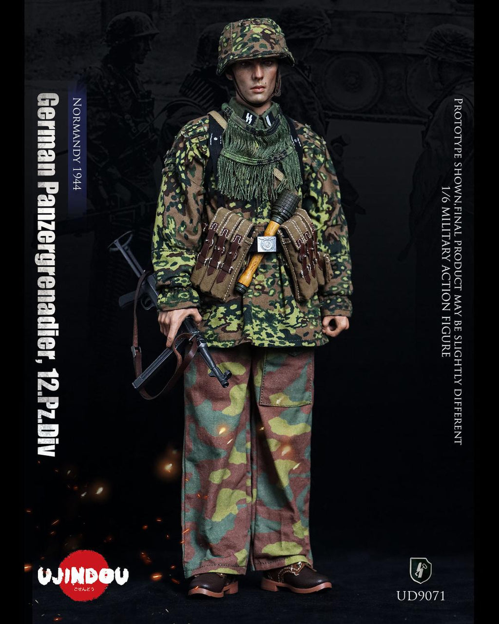 UJINDOU UD9071 1/6 German Panzergrenadier 12.Pz.Div (Normandy 1944)