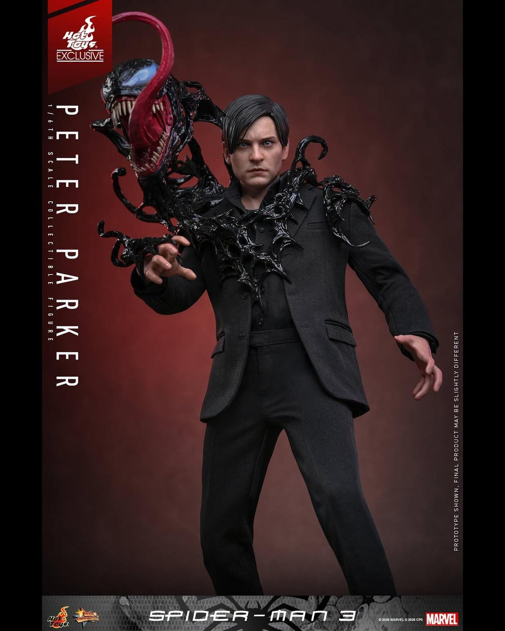 Hot Toys Exclusive MMS891 1/6 Spider-Man 3 : Peter Parker