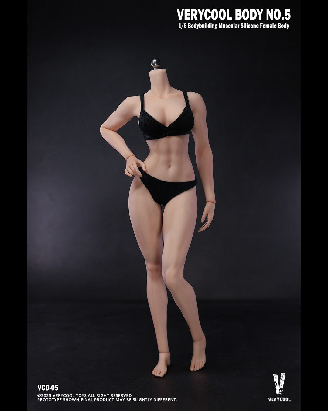 VERYCOOL VCD-05 1/6 Bodybuilding Muscular Silicone Female Figure