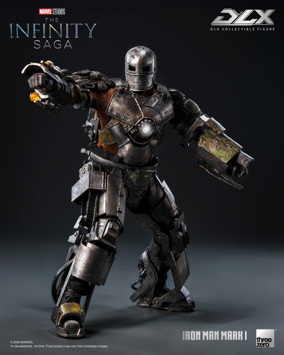 Threezero 3Z0320 1/12 Marvel Studios : The Infinity Saga DLX Iron Man Mark 1