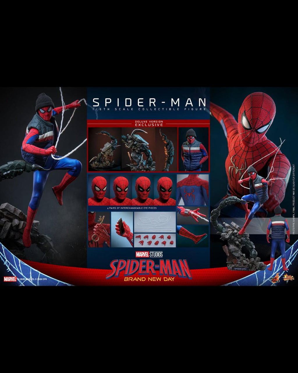 Hot Toys MMS893 1/6 Spider-Man : Brand New Day - Spider-Man (DX Edition)