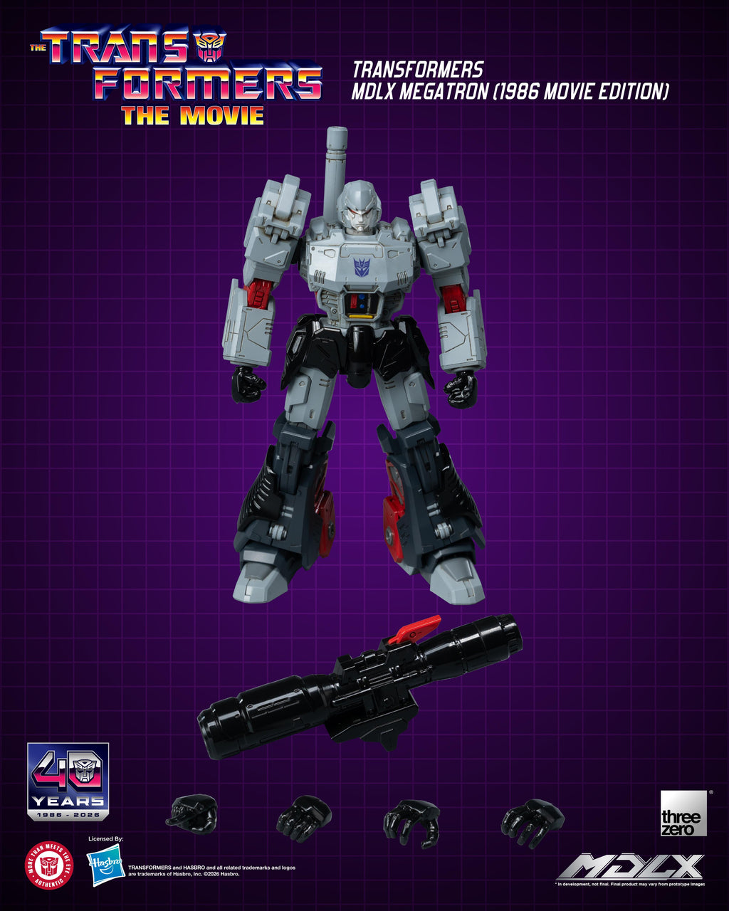Threezero 3Z1163 Transformers MDLX Megatron (1986 Movie Edition)