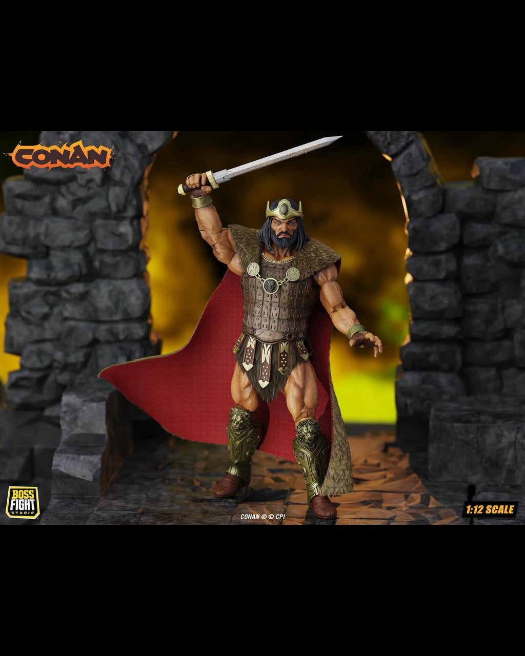 Boss Fight Studio Epic HACKS CTB006 1/12 Conan - King Conan : Ruler of Aquilonia