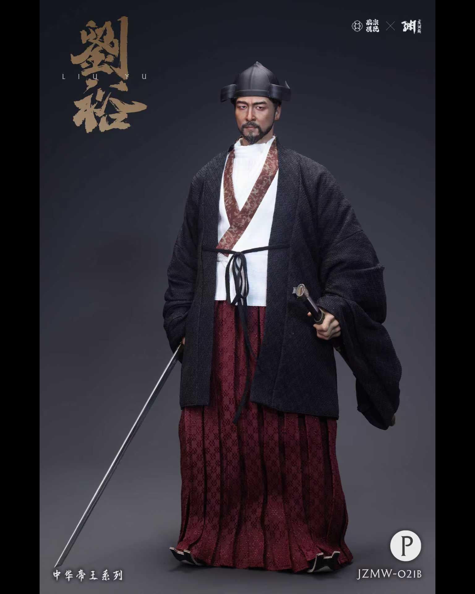 JZWM JZWM-021BP 1/6 Chinese Military General: Liu Yu (Black Armor) (DX Edition)