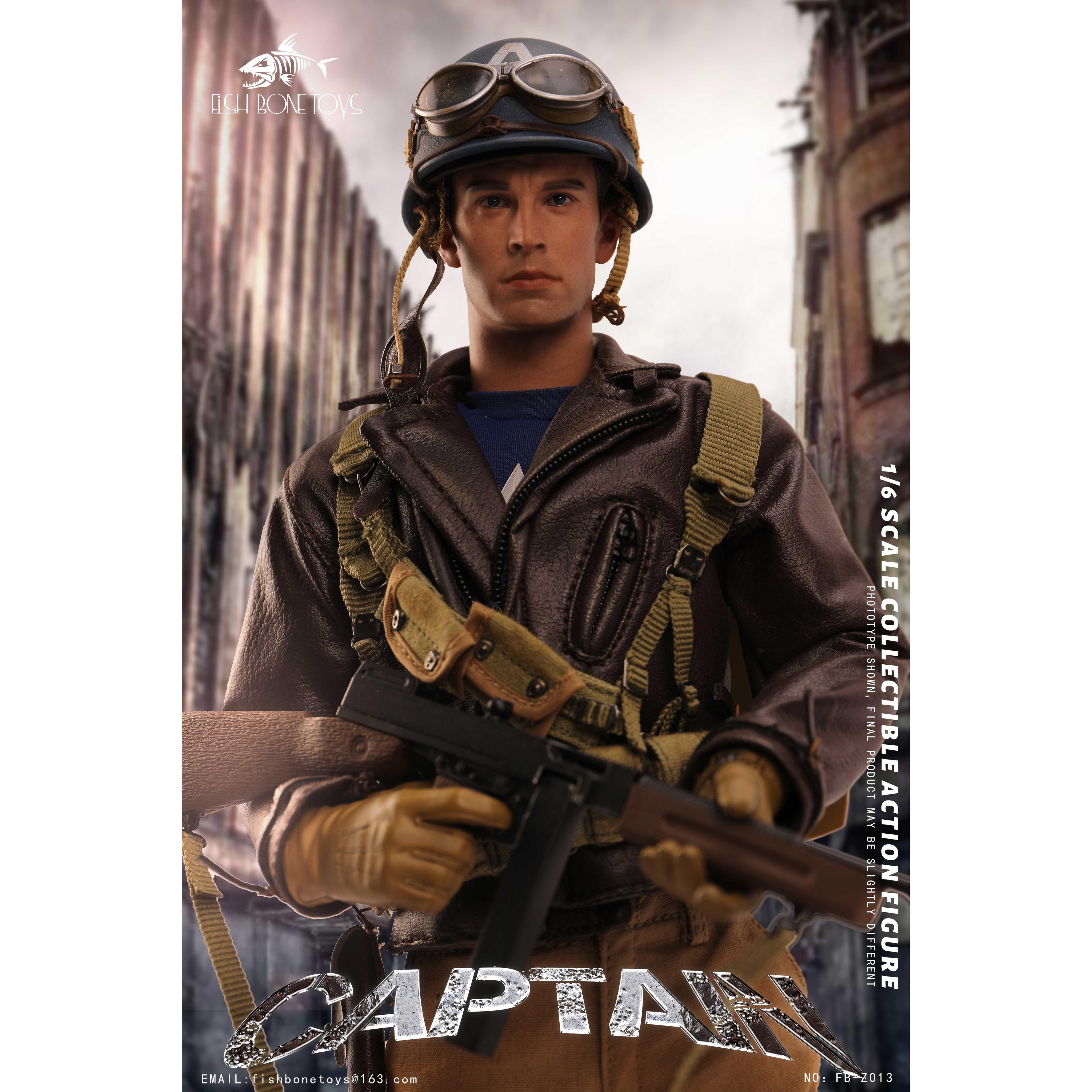 Fish Bone Toys FB-Z013 1/6 WWII Captain