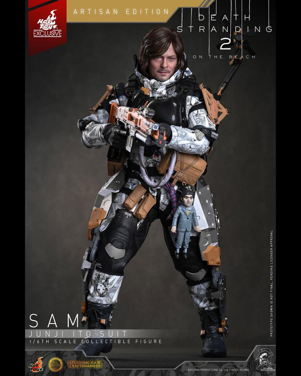 Hot Toys Exclusive VGM90AE 1/6 Death Stranding 2 On the Beach - Sam (Junji Ito Suit) (Artisan Edition)