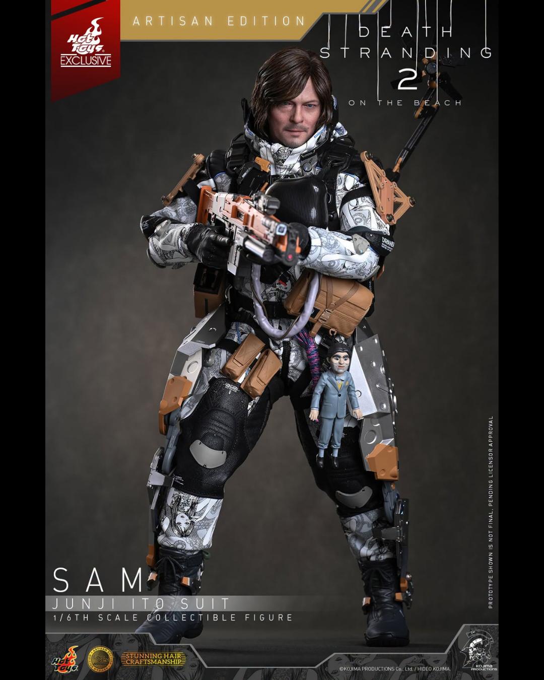 Hot Toys Exclusive VGM90AE 1/6 Death Stranding 2 On the Beach - Sam (Junji Ito Suit) (Artisan Edition)