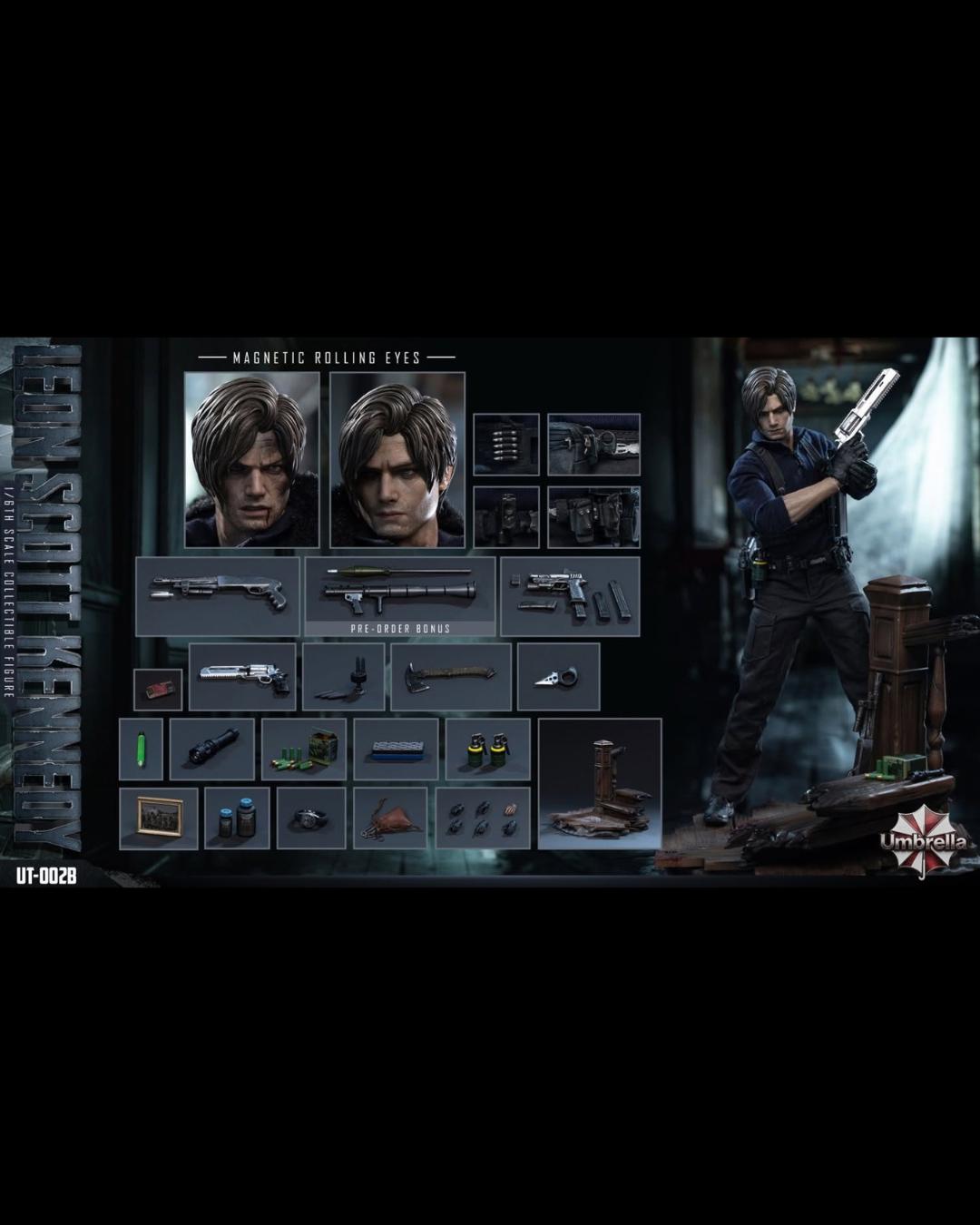 Umbrella UT-002B 1/6 FBI Agent (Sculpted Hair Ver.)
