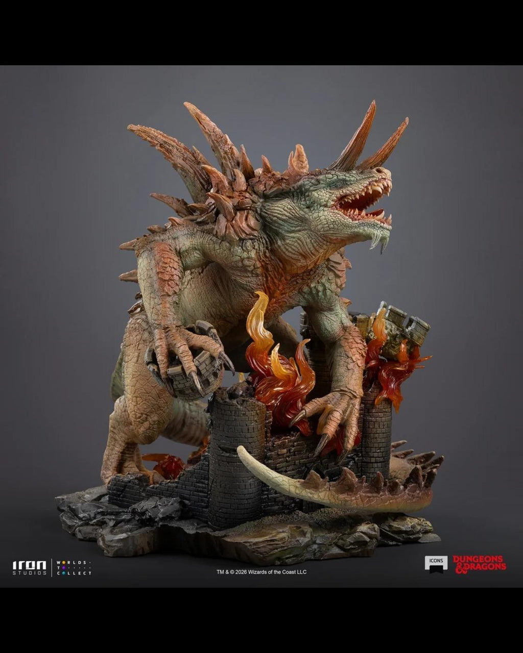 Iron Studios ICONS Dungeons & Dragons Tarrasque Statue