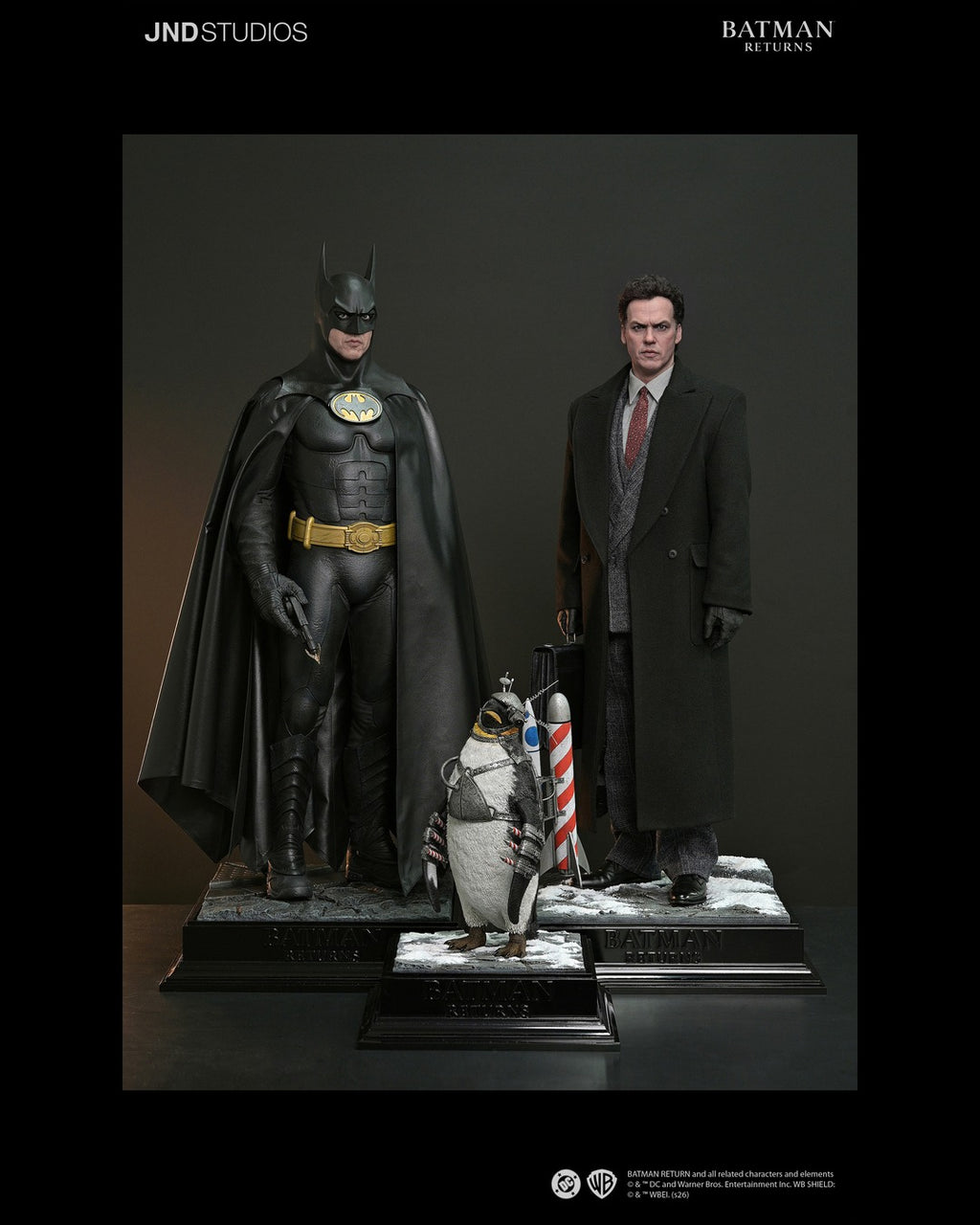 JND STUDIOS HMS-032D 1/3 Batman Returns : Batman & Bruce Wayne (Dual Version)