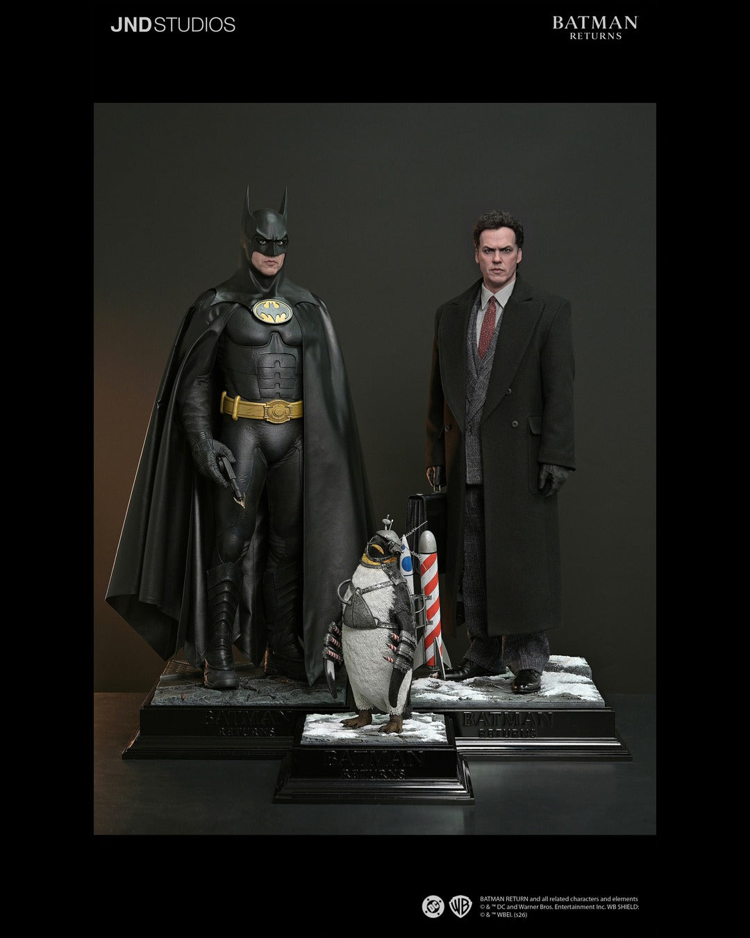 JND STUDIOS HMS-032D 1/3 Batman Returns : Batman & Bruce Wayne (Dual Version)