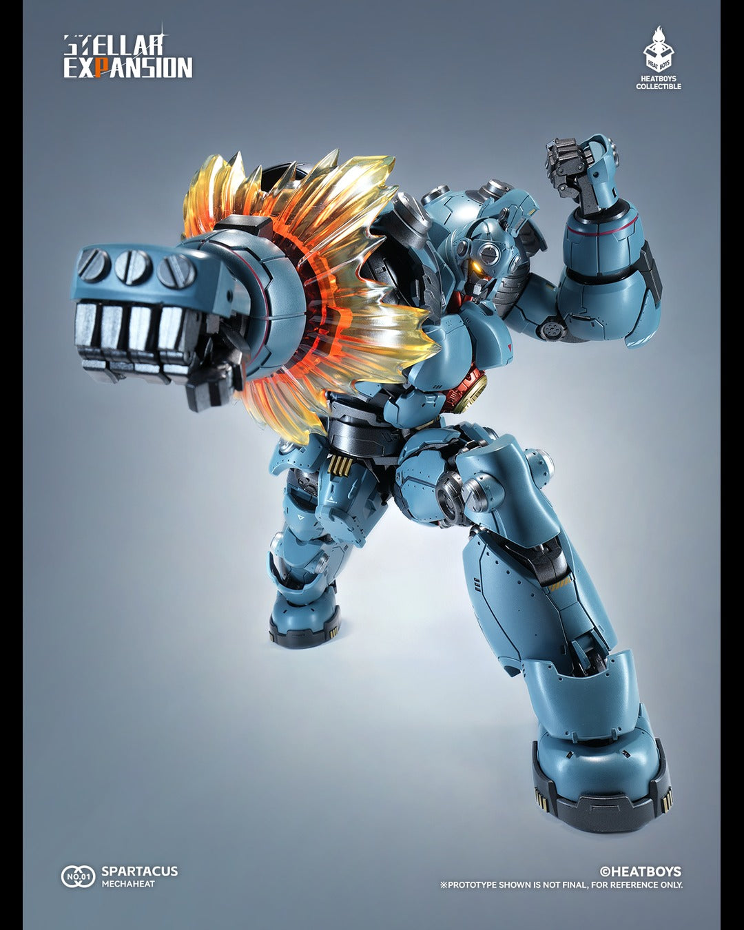 HEATBOYS HB0083 MechaHeat Stellar Expansion Spartacus