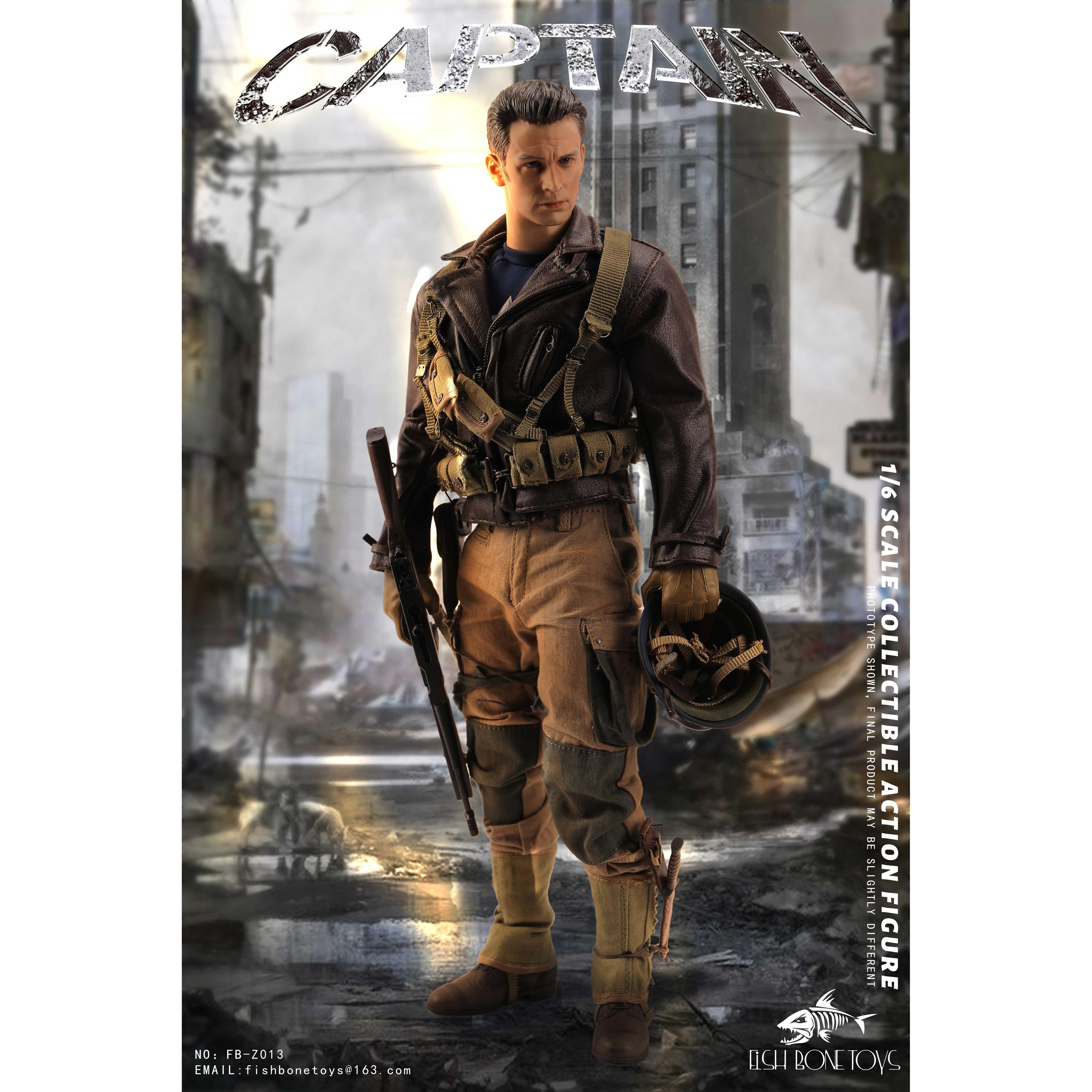 Fish Bone Toys FB-Z013 1/6 WWII Captain