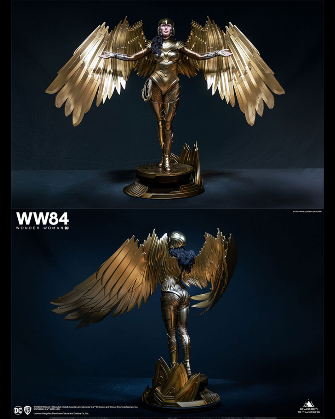 Queen Studios 1/4 Wonder Woman Golden Armor (WW84)