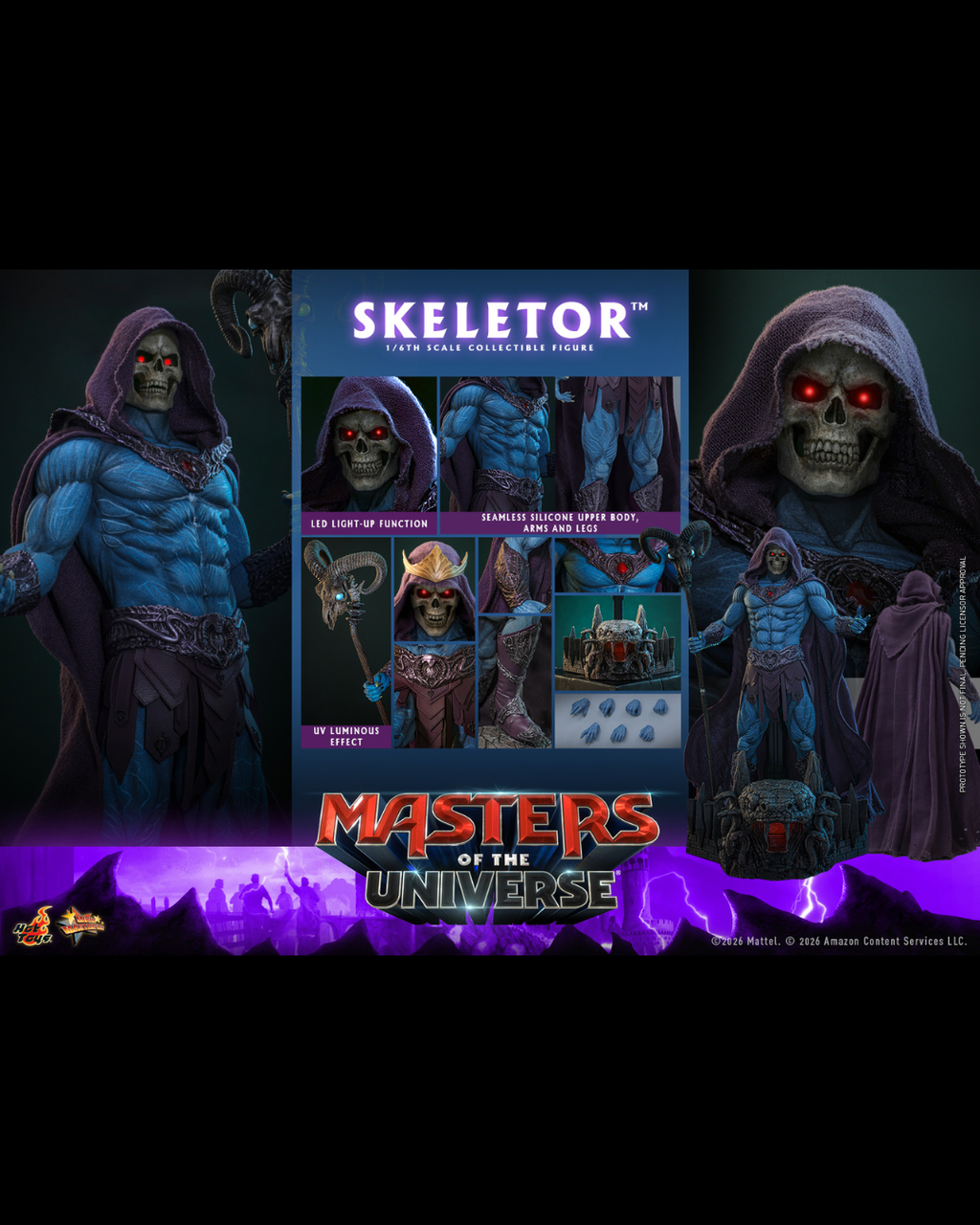 Hot Toys MMS889 1/6 Masters of the Universe - Skeletor