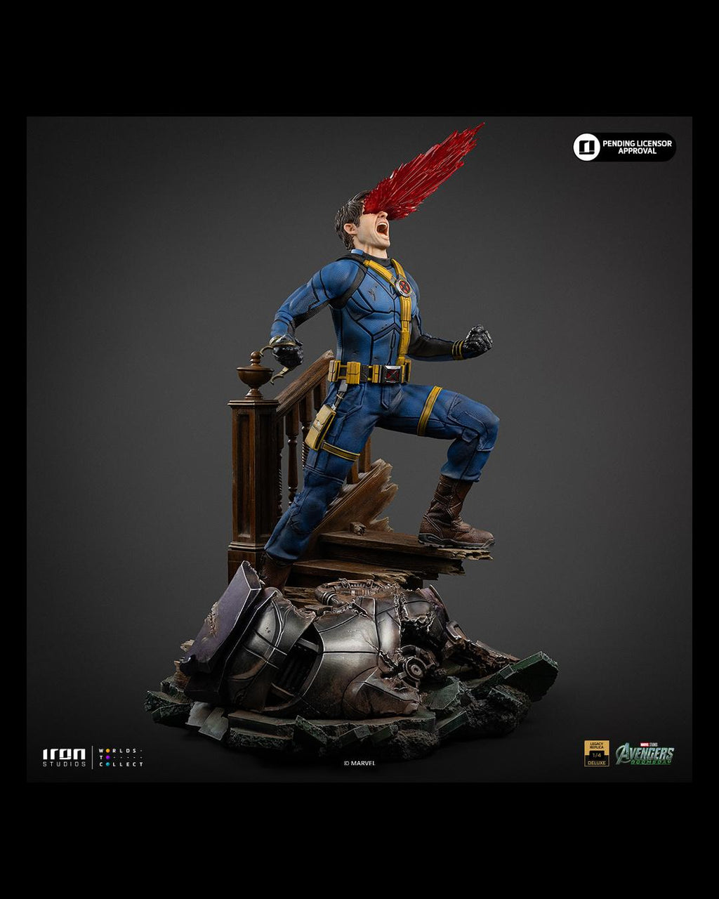 Iron Studios Legacy Replica 1/4 Avengers Doomsday X-Men Cyclops Statue (DX Ver.)