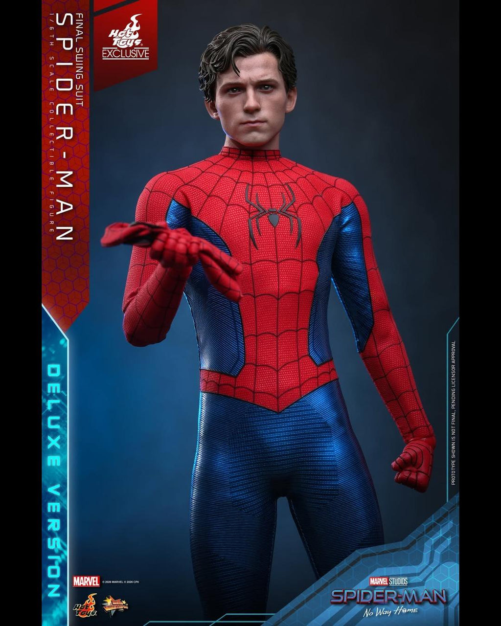 Hot Toys MMS922 1/6 Spider-Man : No Way Home - Spider-Man (Final Swing Suit) (Deluxe Ver)