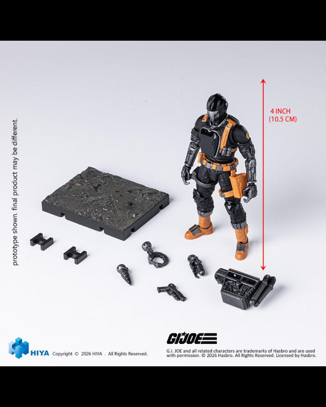 HIYA Toys EMG0480 1/18 G.I. Joe B.A.T