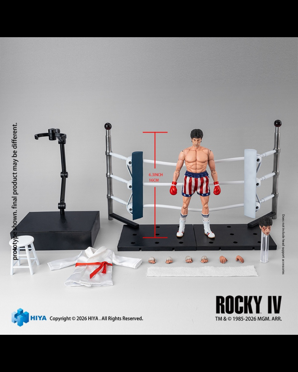 HIYA TOYS ESR0222 1/12 Rocky IV (1985) Rocky Balboa (Boxer Ver.)