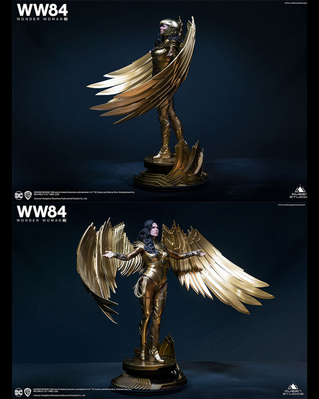 Queen Studios 1/4 Wonder Woman Golden Armor (WW84)