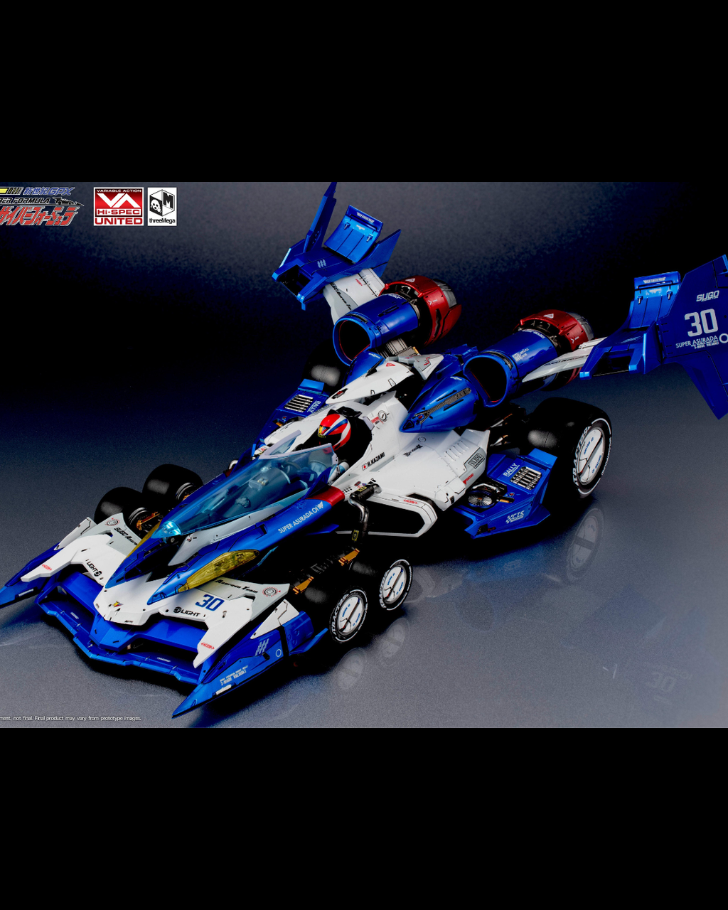 Threezero 3M0562 1/18 Future GPX Cyber Formula VARIABLE ACTION Hi-SPEC UNITED FUTURE GPX CYBER FORMULA SUPER ASURADA 01