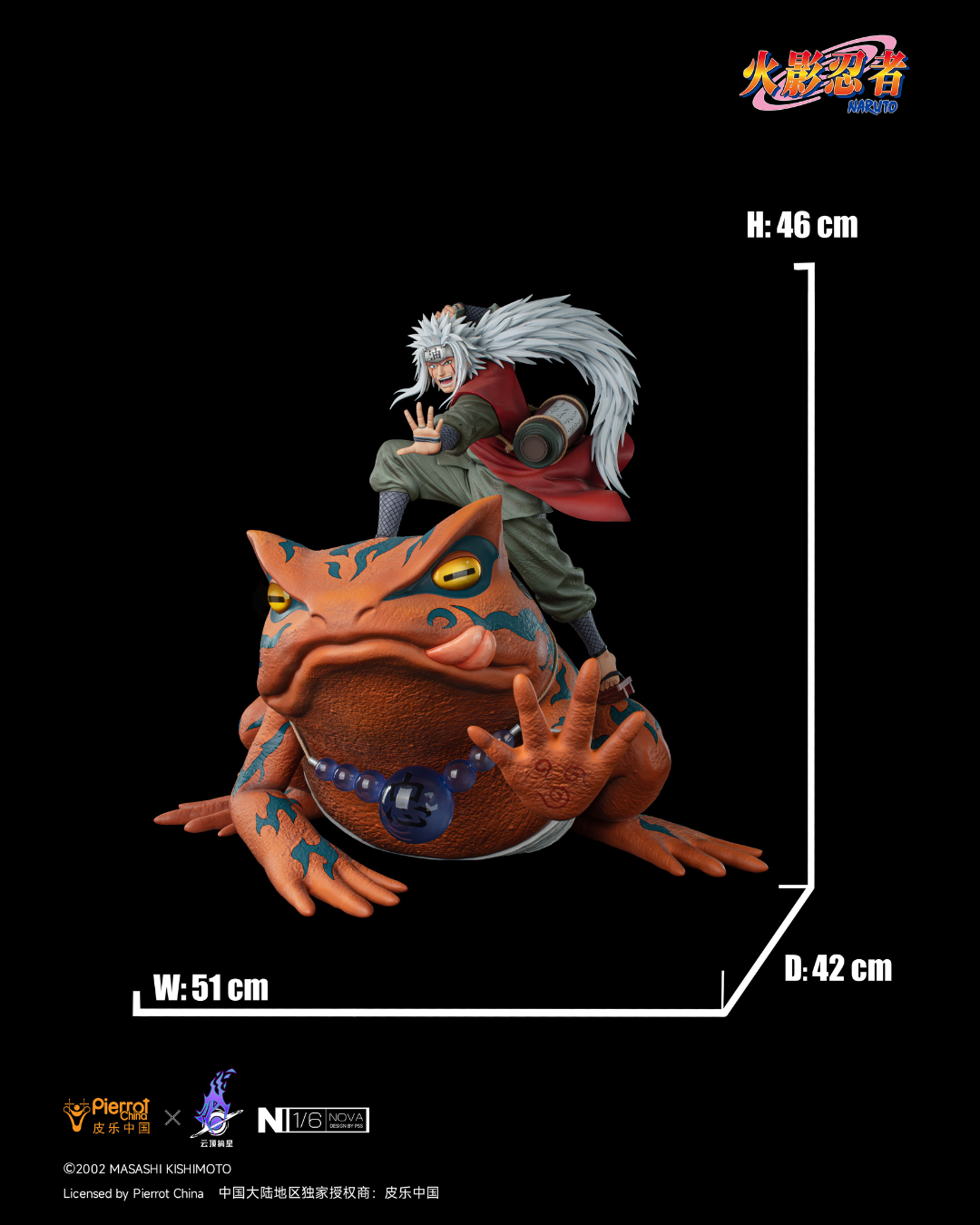 Pick Stars Studio 1/6 Naruto Shipudden : Jiraiya