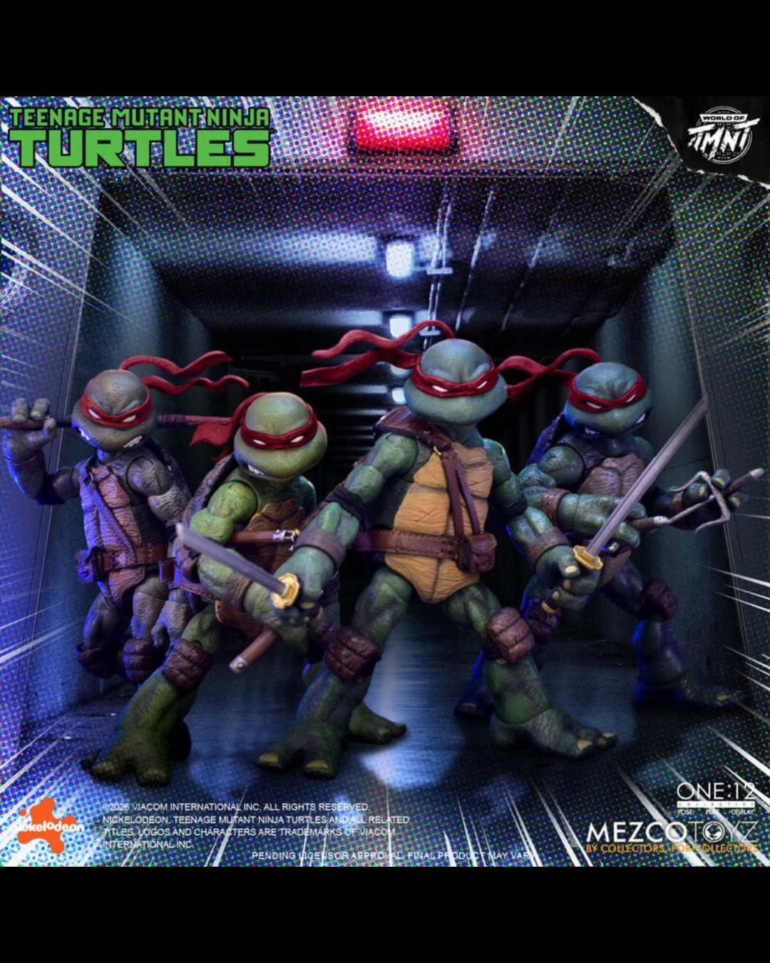 Mezco Toyz ONE:12 Collective Teenage Mutant Ninja Turtles Boxed Set