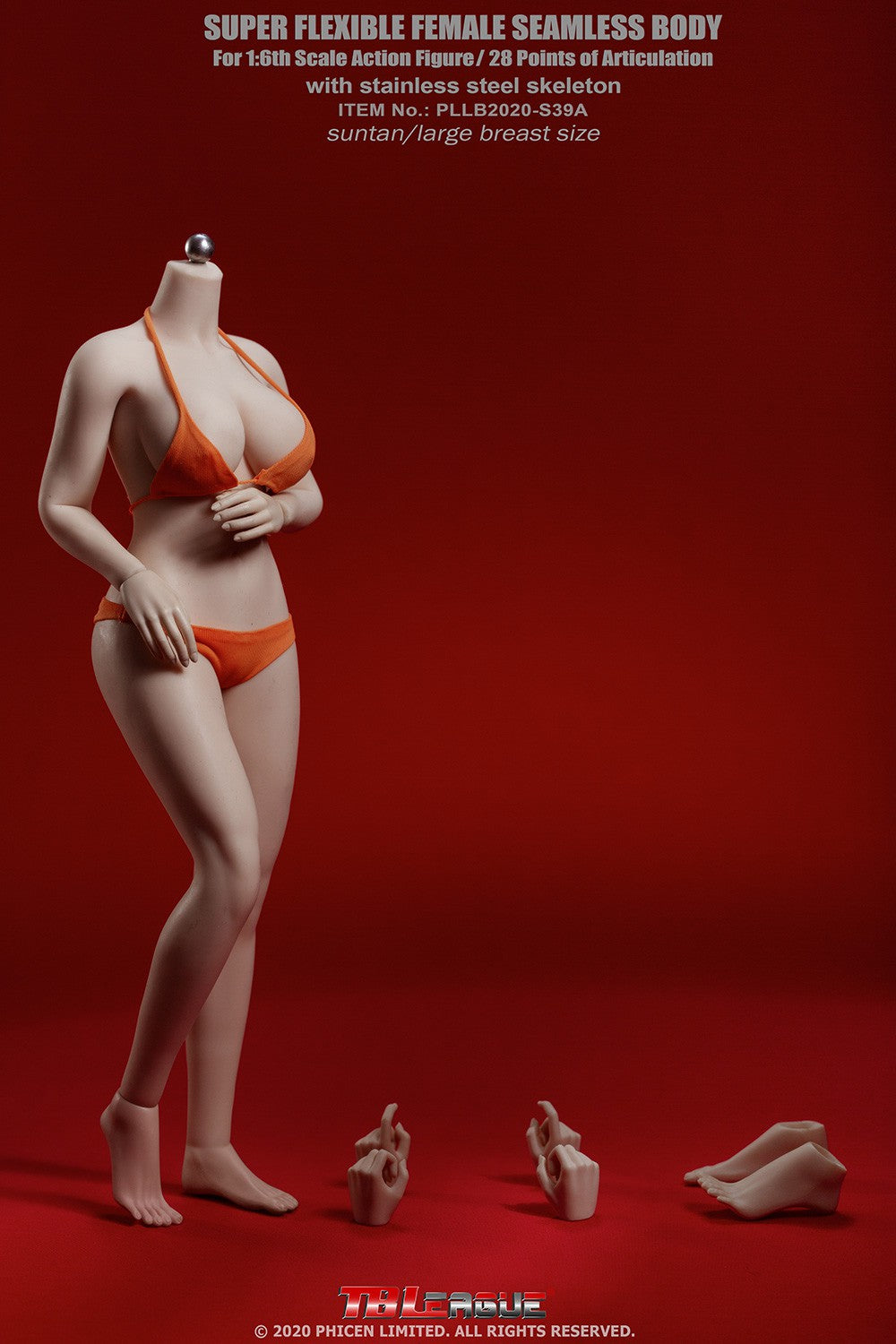 TBLeague S39 1/6 Female Seamless Figure (Head Sculpt included)