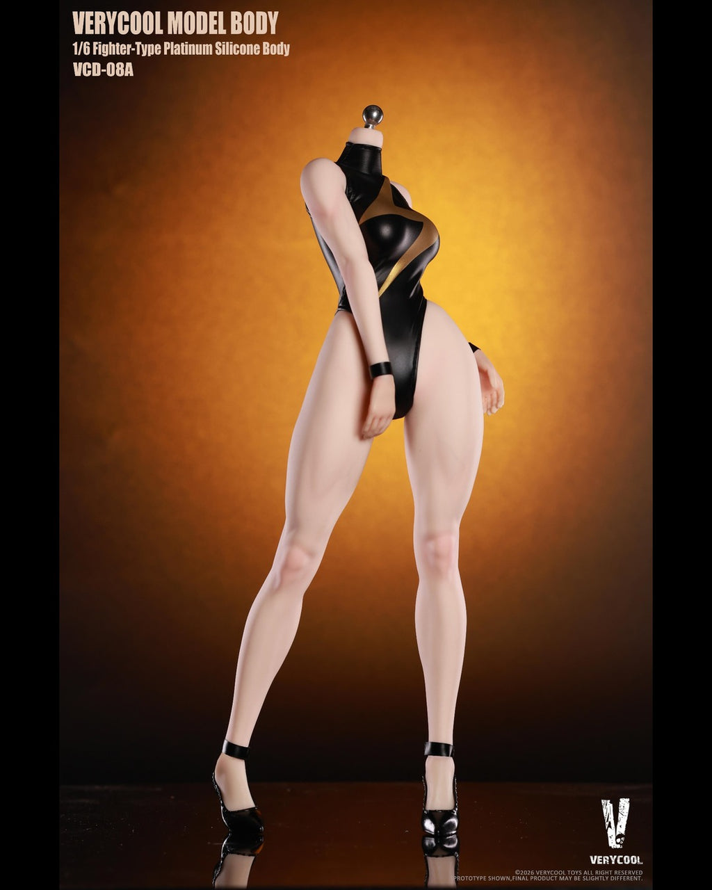 VERYCOOL VCD-08 1/6 Fighting-Type Female Platinum Silicone Body