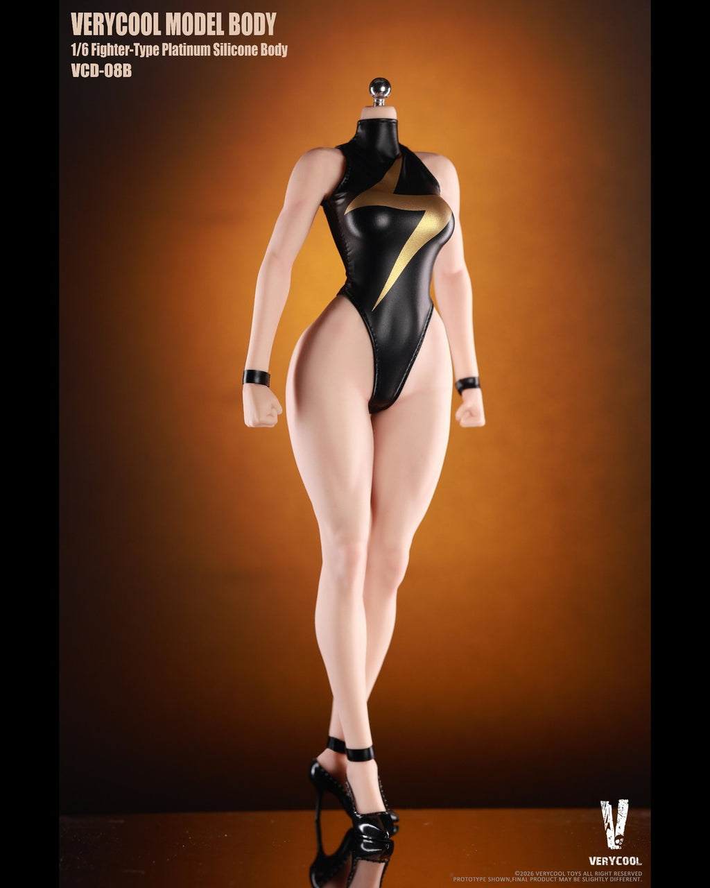 VERYCOOL VCD-08 1/6 Fighting-Type Female Platinum Silicone Body
