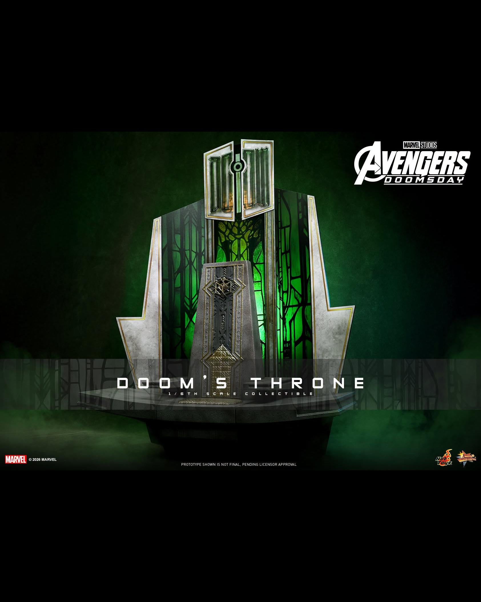 Hot Toys ACS016 1/6 Avengers Doomsday Doom's Throne