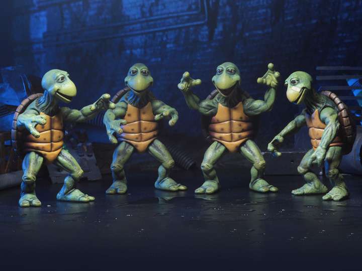 NECA TMNT 1/4 Ninja Turtles Baby Turtles Set (1990)