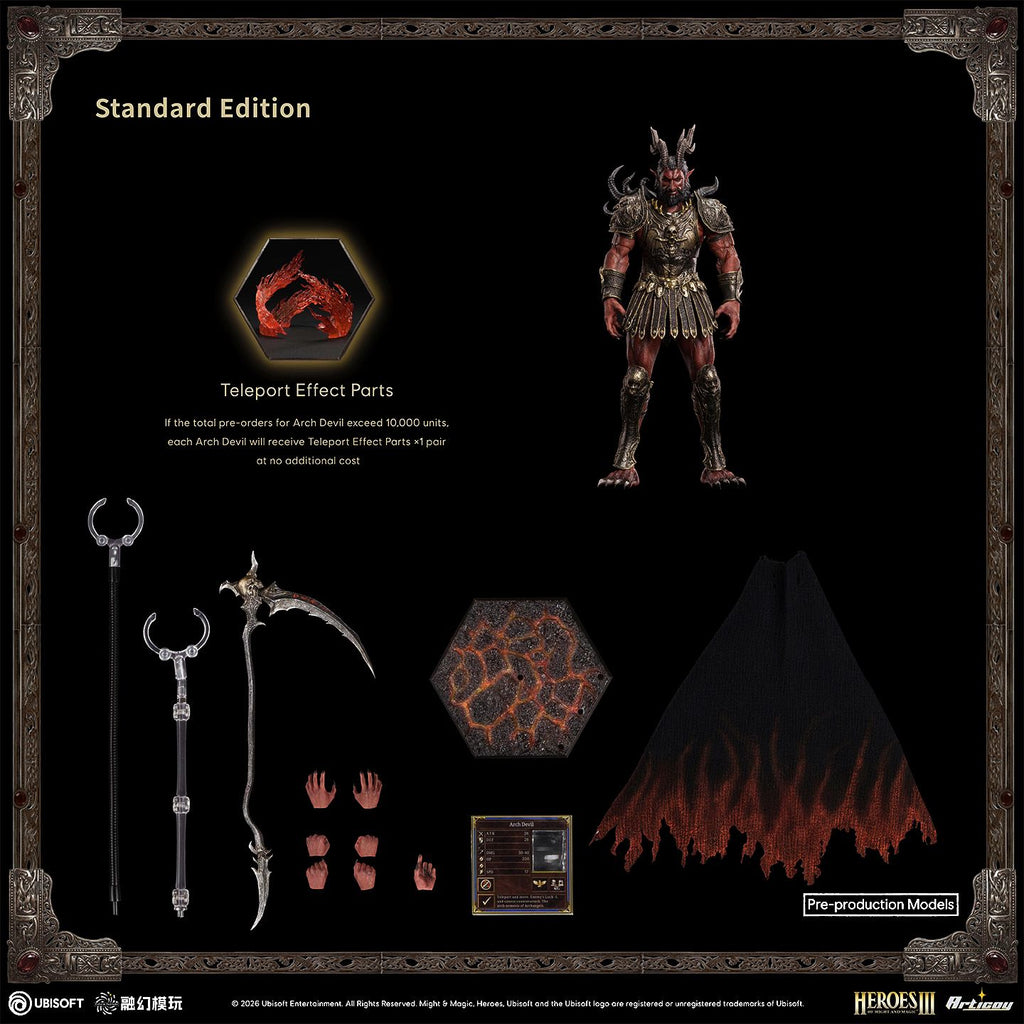 Fusion Fantasy FTM3-02 1/12 Classic Game Heroes of Might & Magic III : Arch Devil - Standard Version