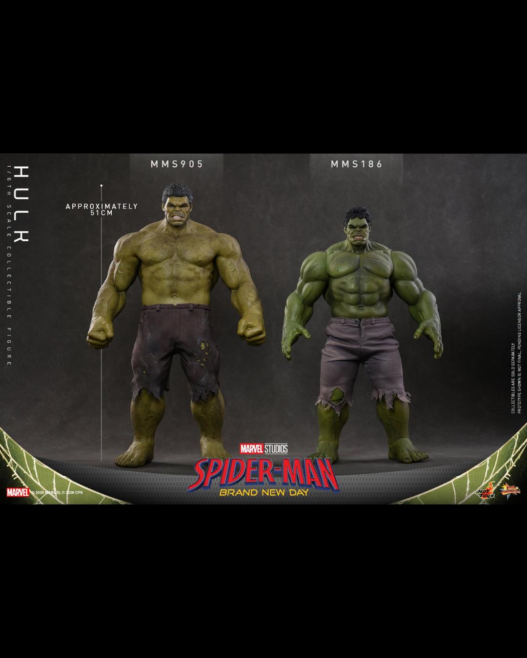Hot Toys MMS905 1/6 Spider-Man Brand New Day - Hulk