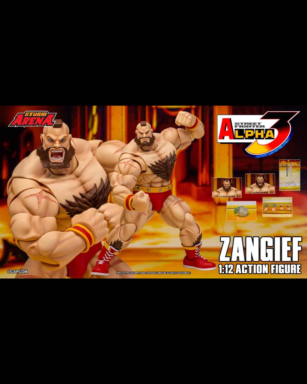 Storm Arena SFSA08 1/12 Street Fighter Alpha 3 : Zangief