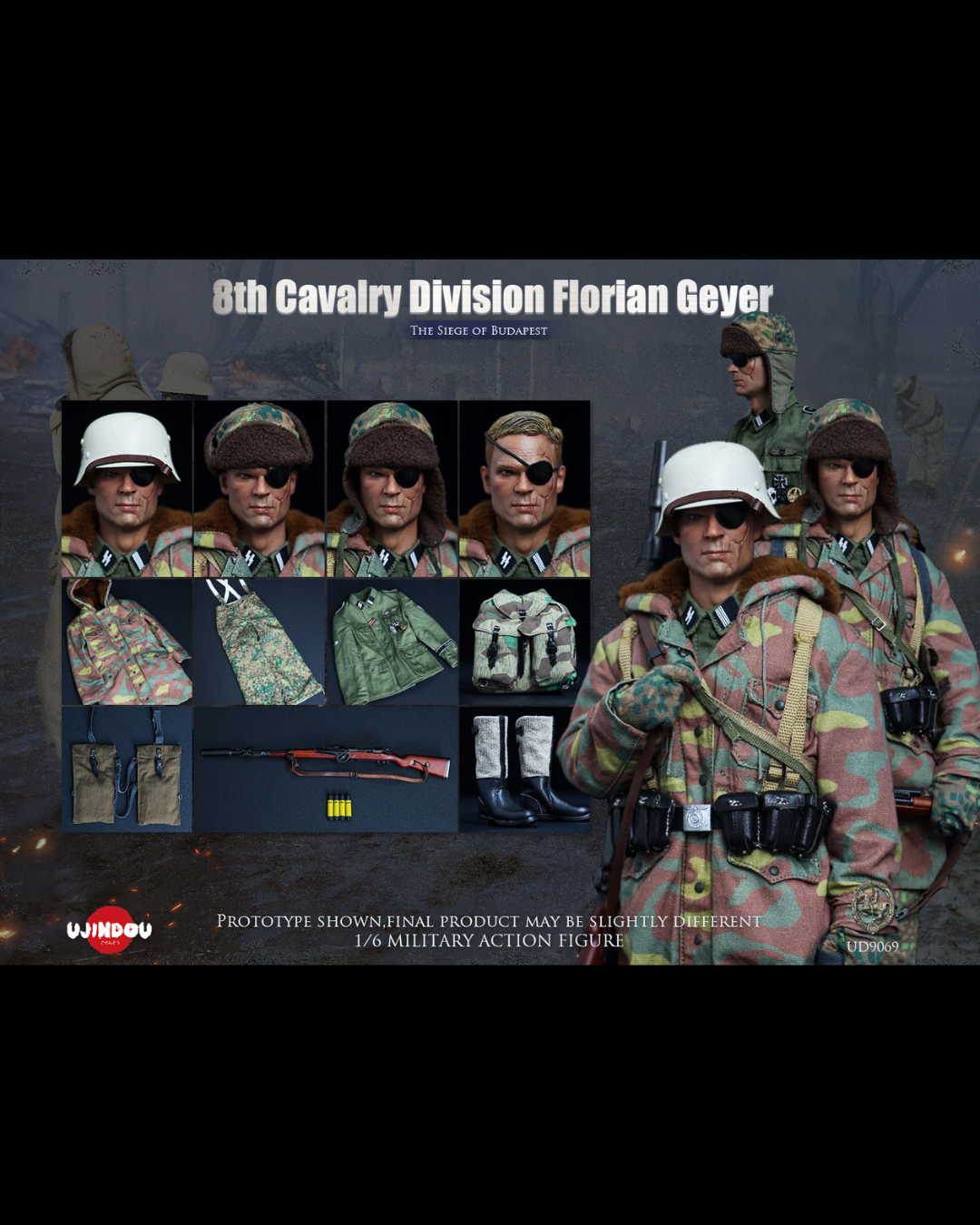 UJINDOU UD9069 1/6 8th Cavalry Division Florian Geyer (The Siege of Budapest)