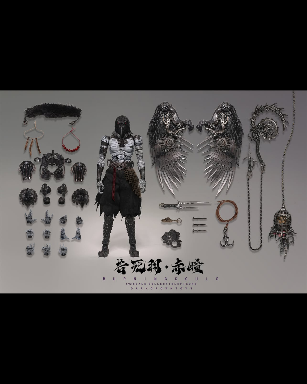 Dark Crown Toys 1/12 Burning Souls : Fatal Feathers - Crimson Pupil