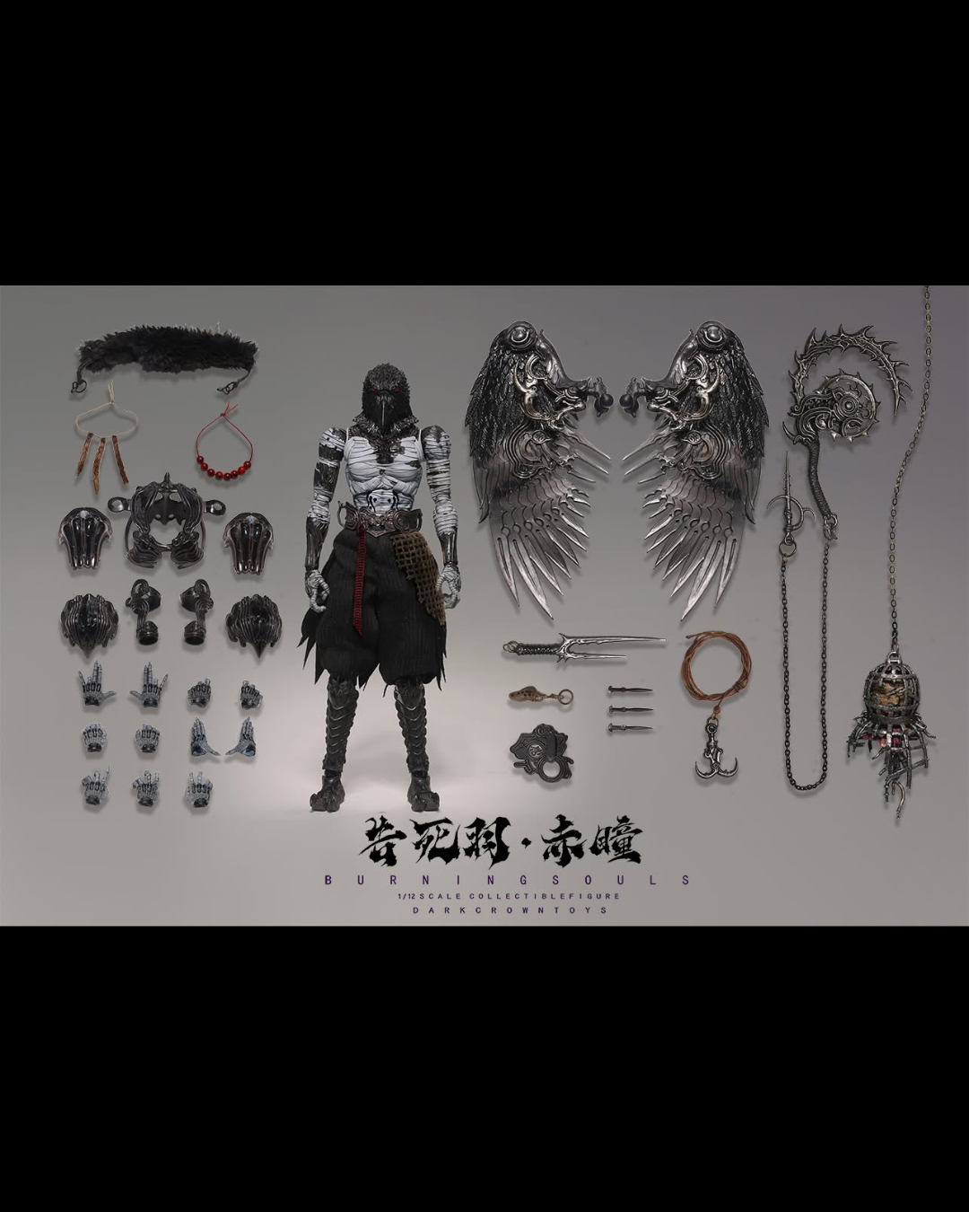 Dark Crown Toys 1/12 Burning Souls : Fatal Feathers - Crimson Pupil
