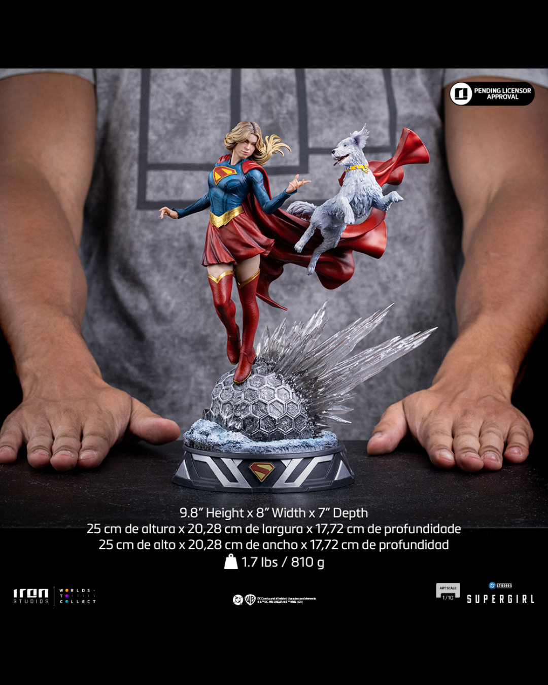 Iron Studios Art Scale 1/10 DC Supergirl & Krypto (2026)