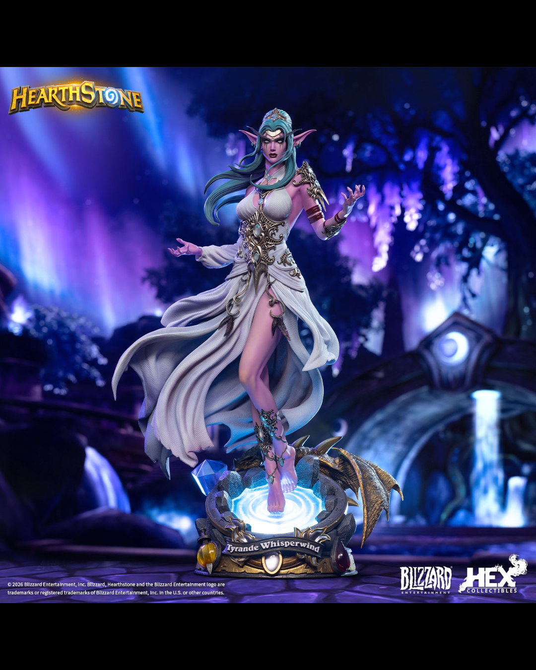 HEX Collectibles HEXHS11 1/6 Hearthstone Tyrande Whisperwind Statue