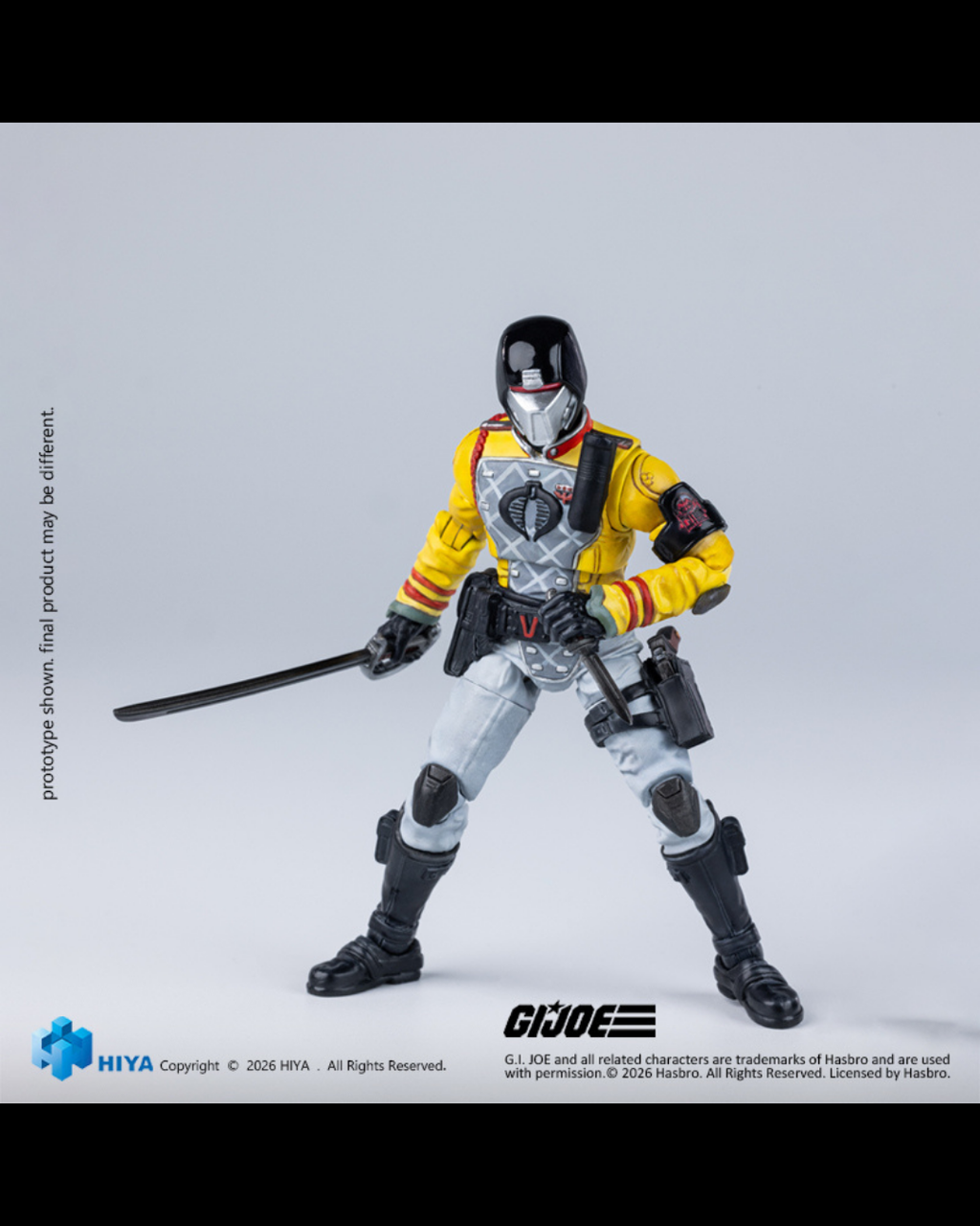 HIYA Toys EMG0515 1/18 G.I. Joe Crimson Guard (Python Patrol Version)