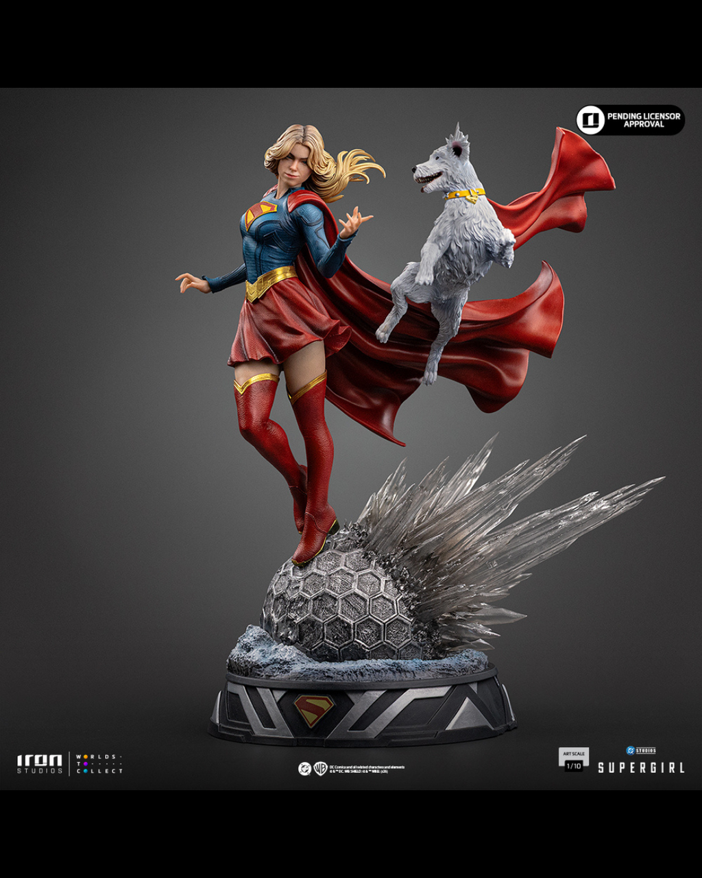 Iron Studios Art Scale 1/10 DC Supergirl & Krypto (2026)