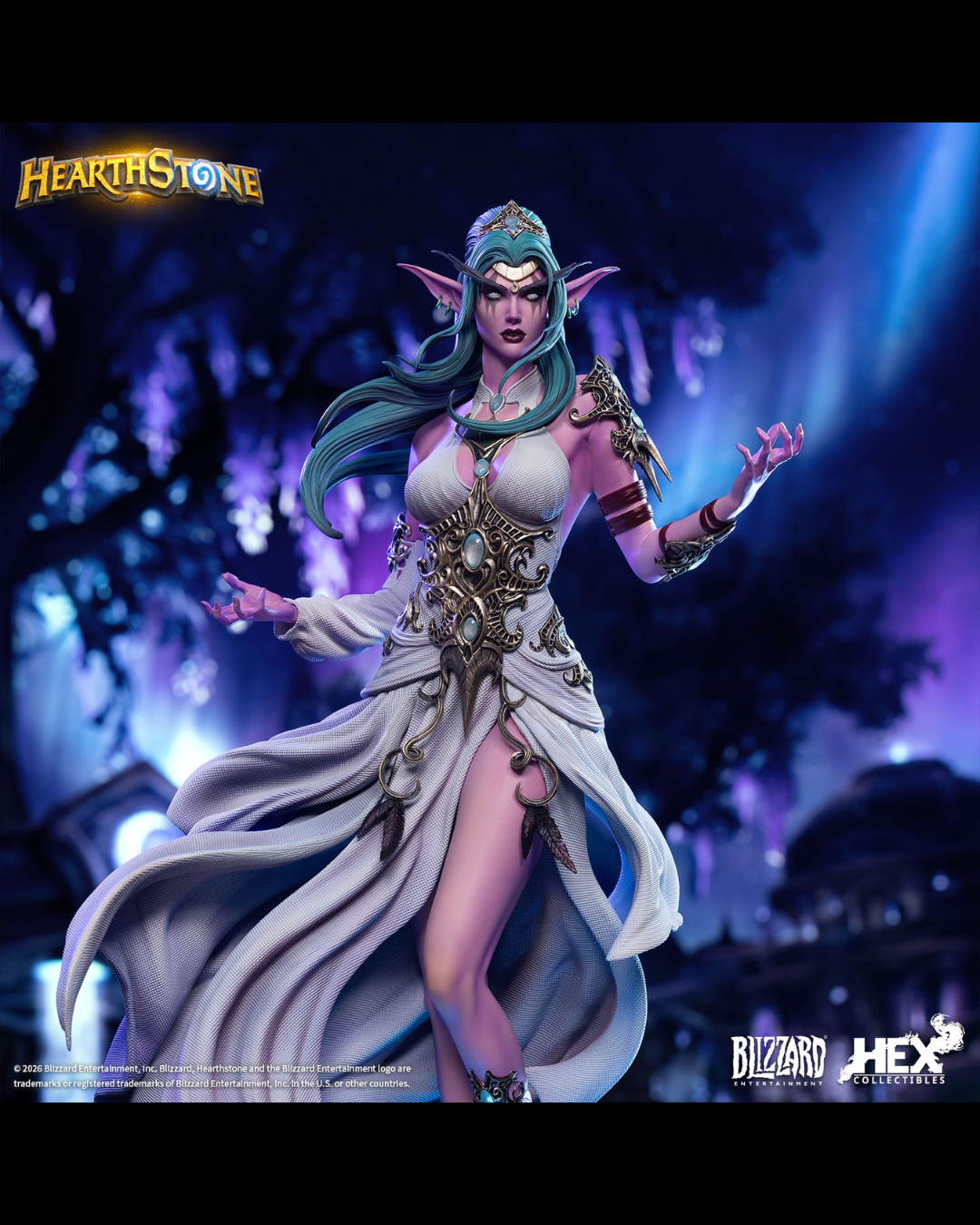 HEX Collectibles HEXHS11 1/6 Hearthstone Tyrande Whisperwind Statue