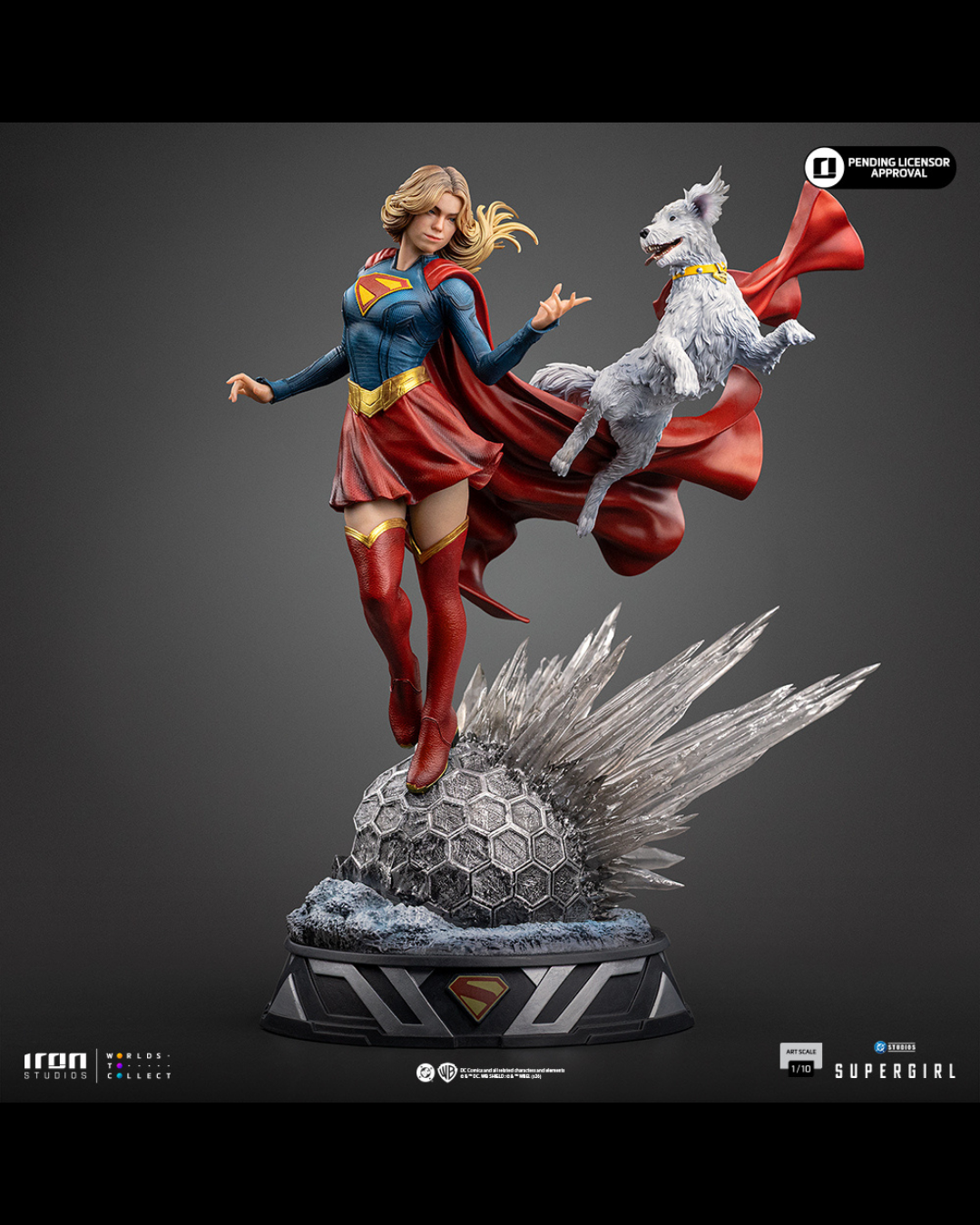 Iron Studios Art Scale 1/10 DC Supergirl & Krypto (2026)