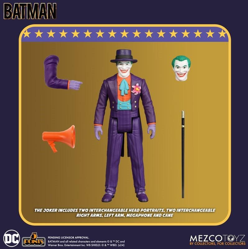 Mezco Toyz 5 Points Batman (1989): Deluxe Set