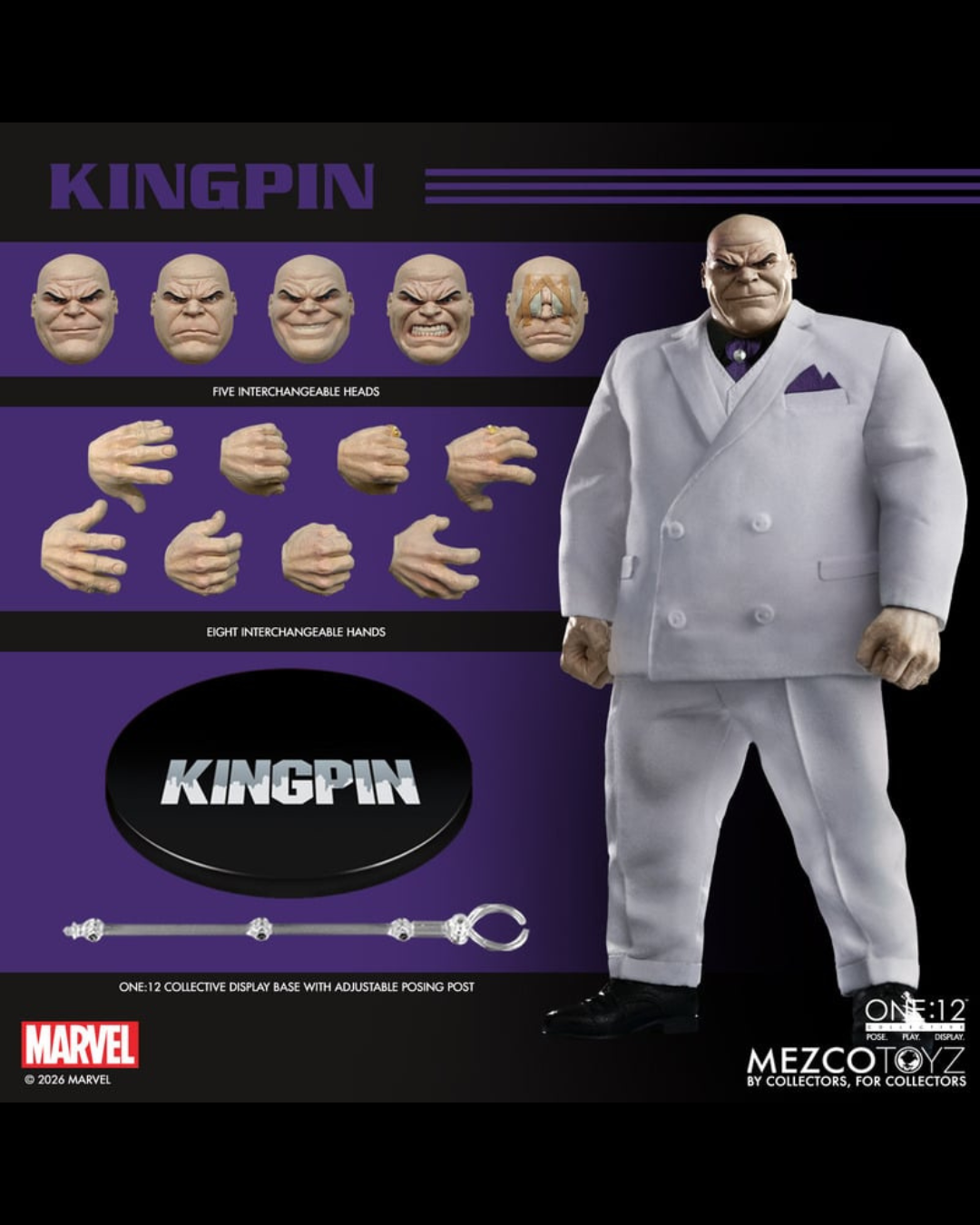 Mezco Toyz ONE:12 Collective Kingpin (Wilson Fisk)