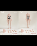 True1Toys EC3027 1/6 Semi-Mechanical Articulated Female Body (White Skin)